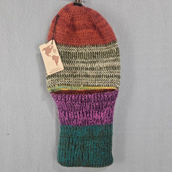 New ANDES Gifts Alpaca Chunky Scootie Hat - Picture 1 of 7